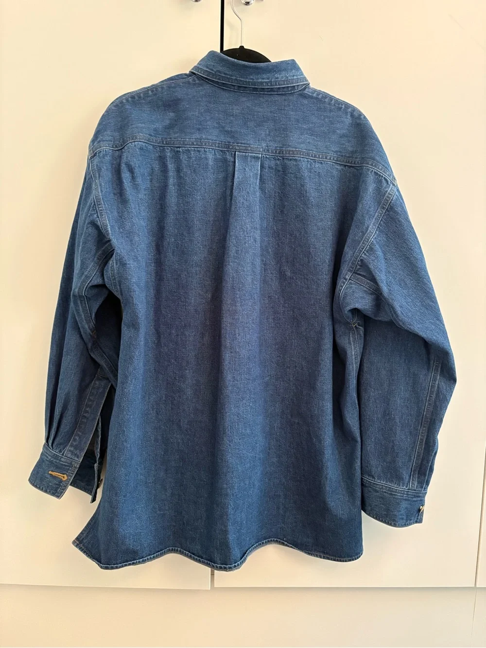 Auralee Dark Blue Denim selvedge shirt